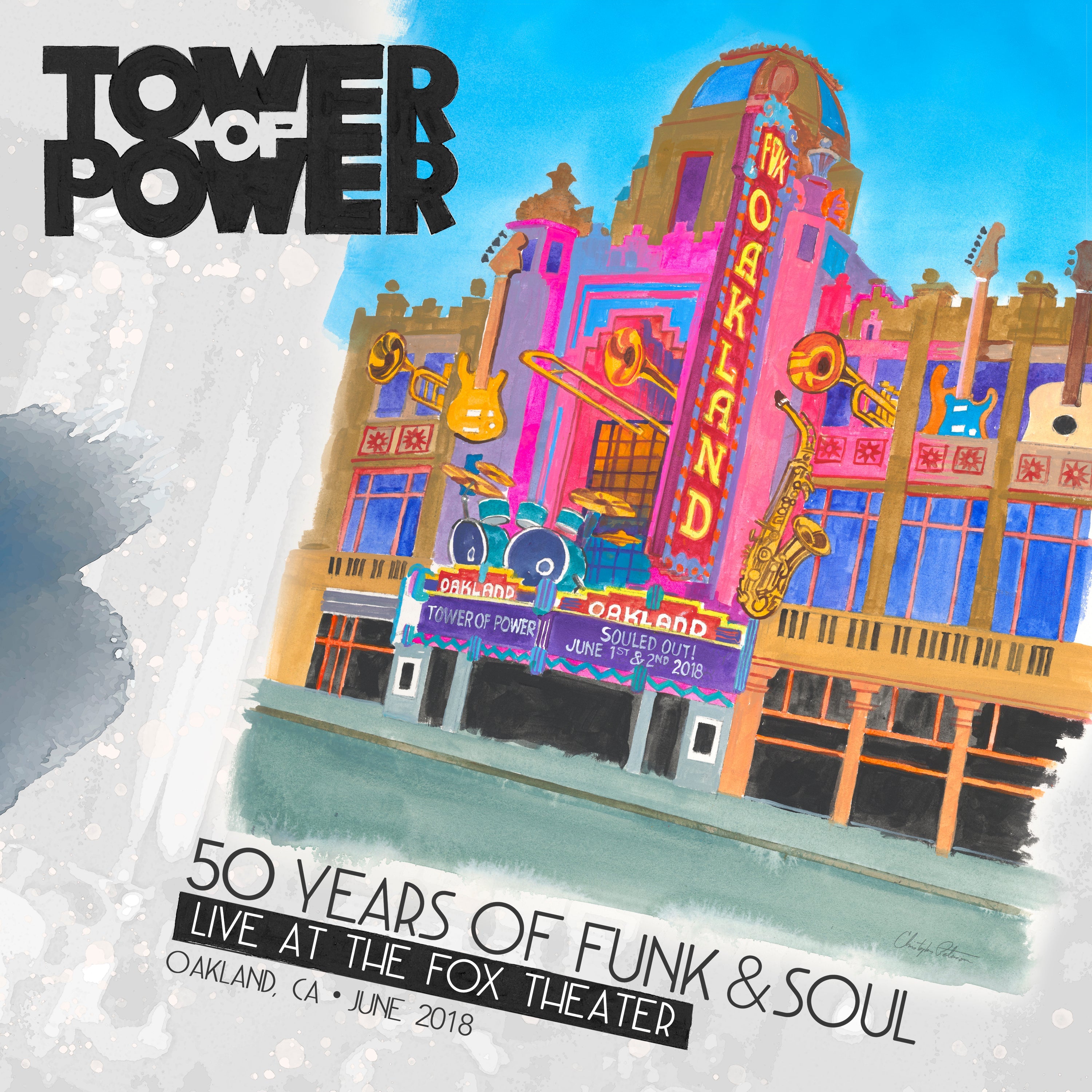 Tower of Power - 50 Years of Funk & Soul: Live at the Fox Theater –  Oakland, CA – June 2018