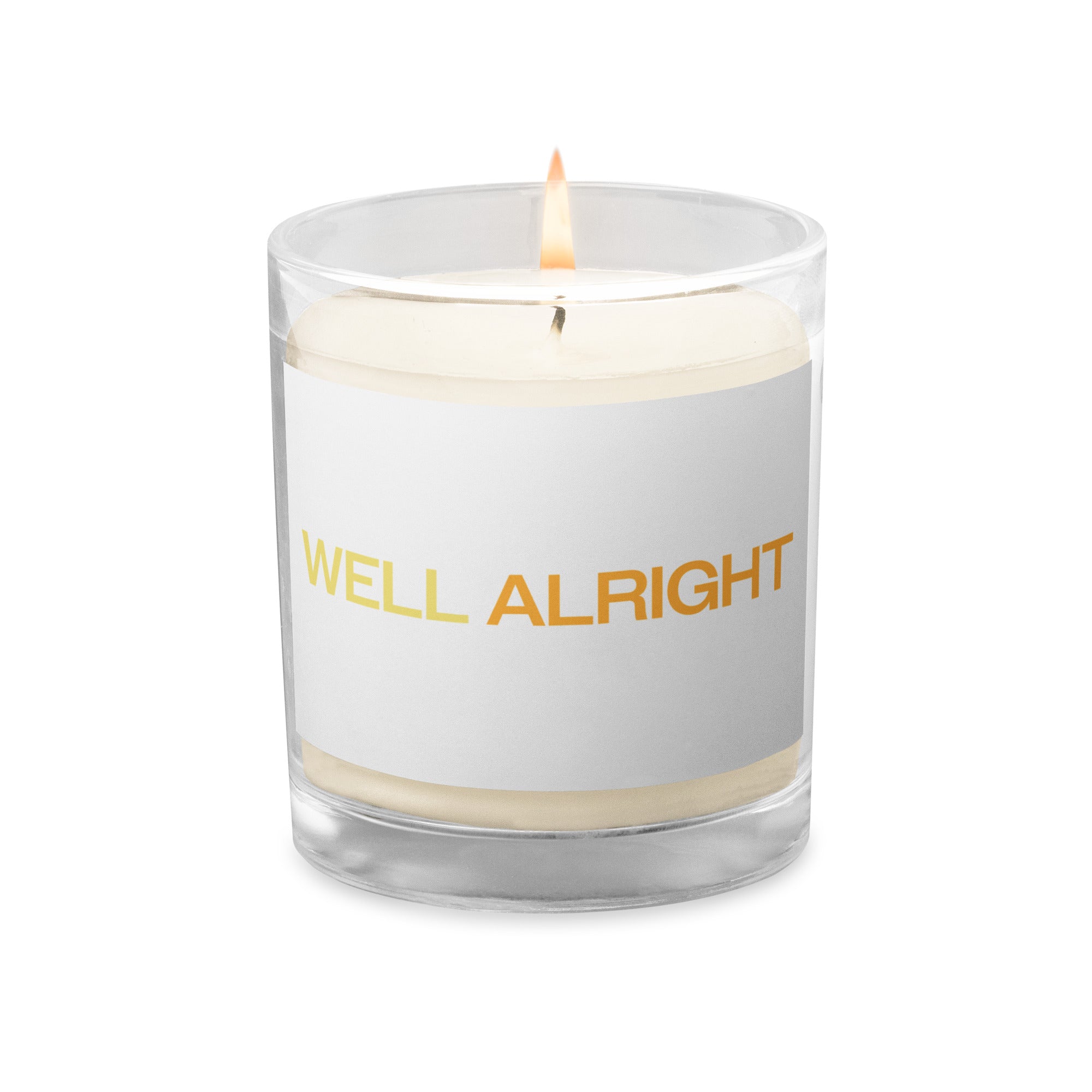 Kirk Whalum - WELL ALRIGHT – GLASS JAR SOY WAX CANDLE