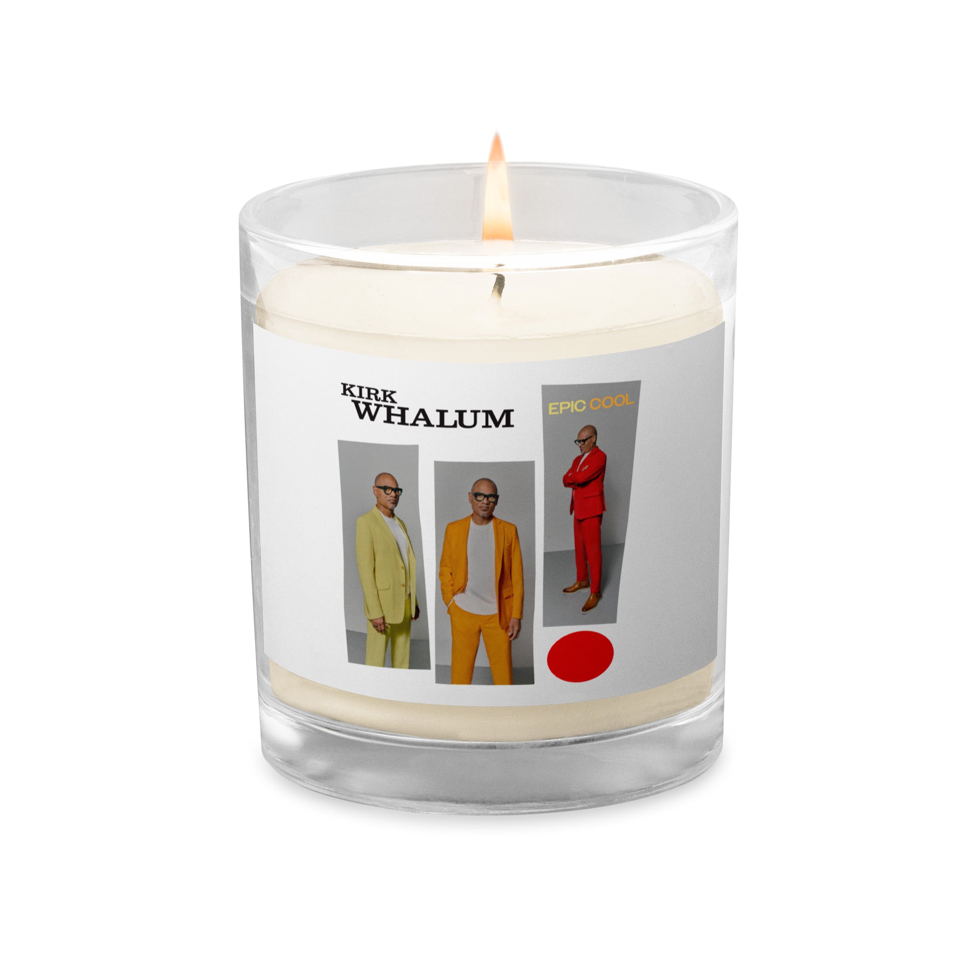Kirk Whalum - EPIC COOL COVER – GLASS JAR SOY WAX CANDLE