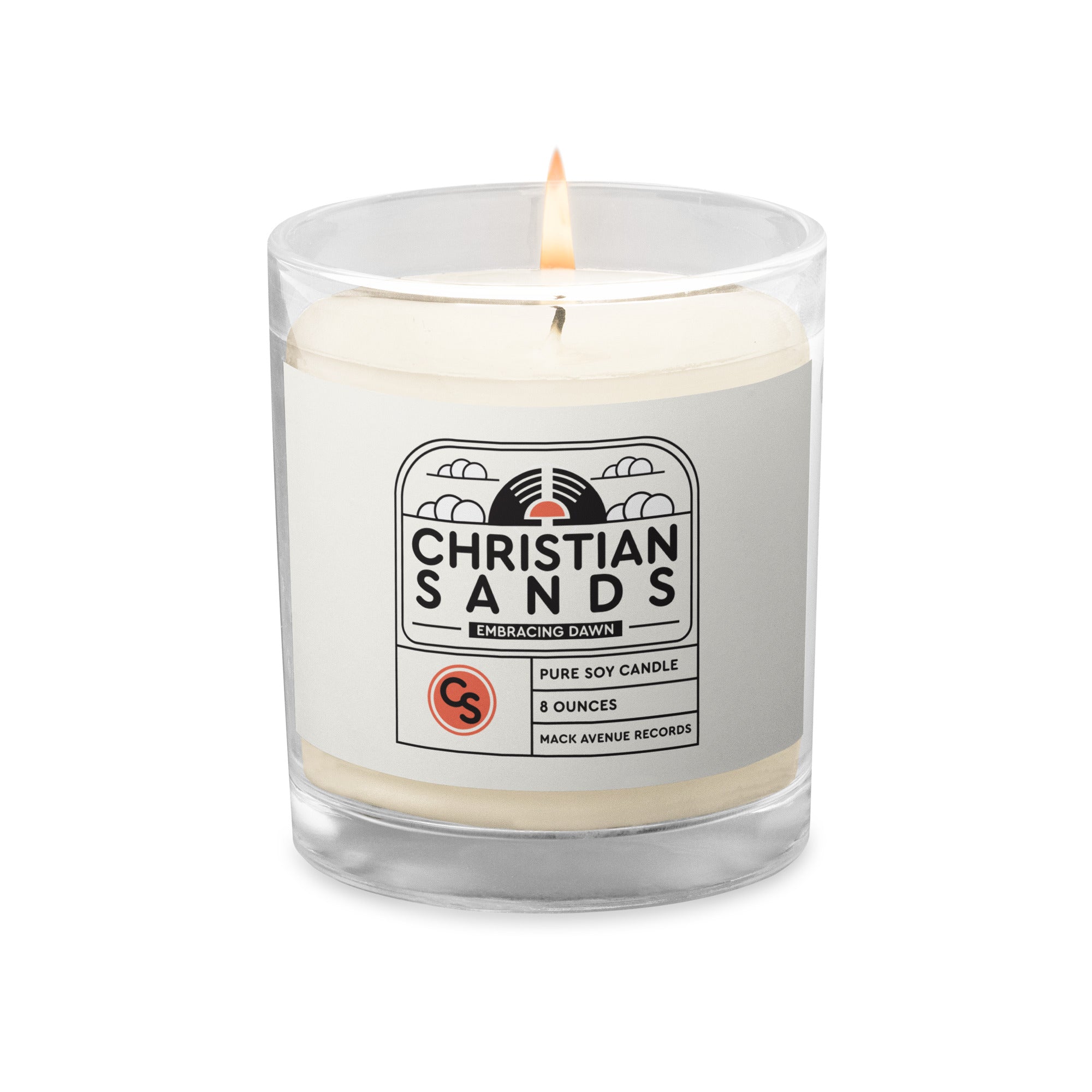 Christian Sands - Embracing Dawn – Glass Jar Soy Wax Candle