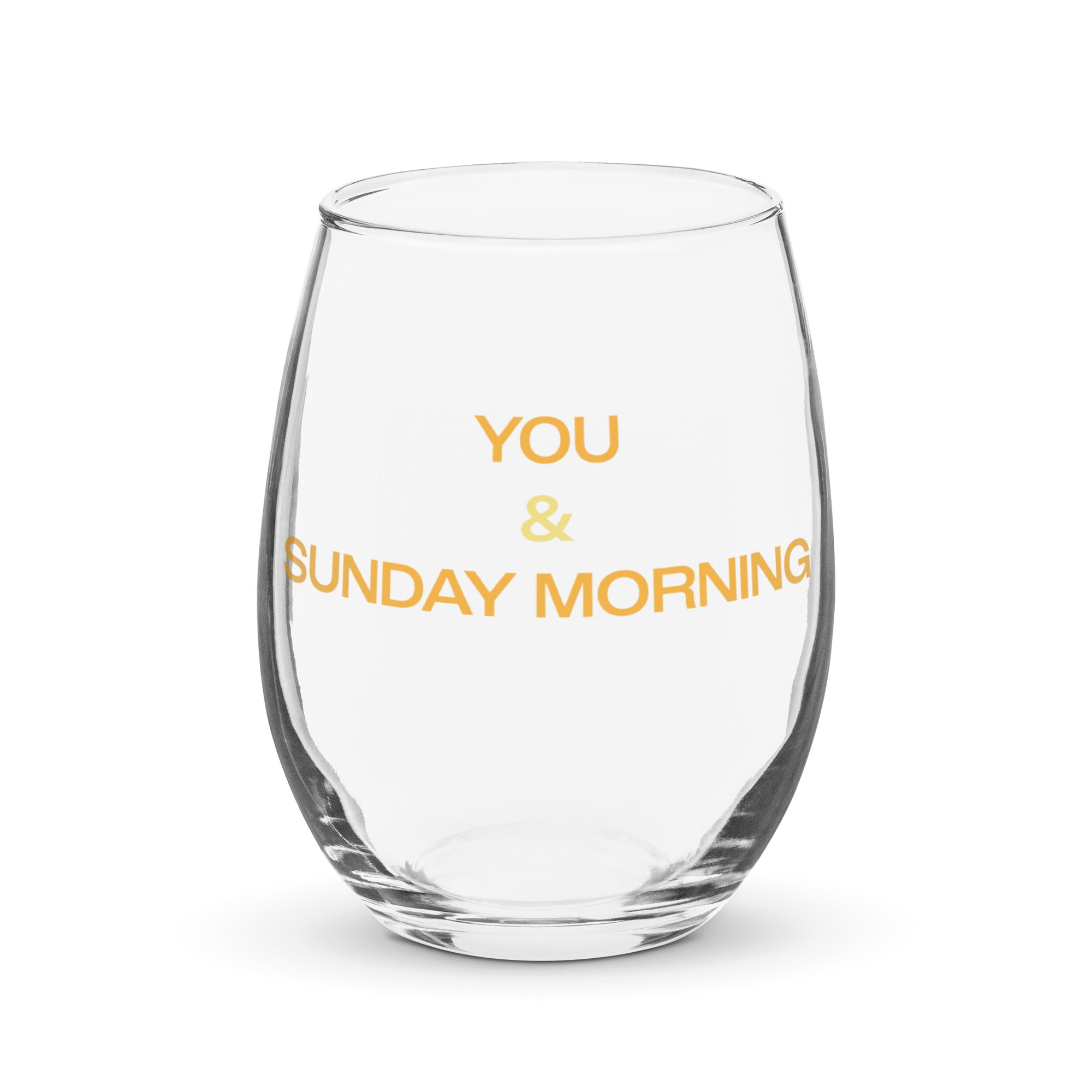 Kirk Whalum - YOU & SUNDAY MORNING – STEMLESS WINE GLASS