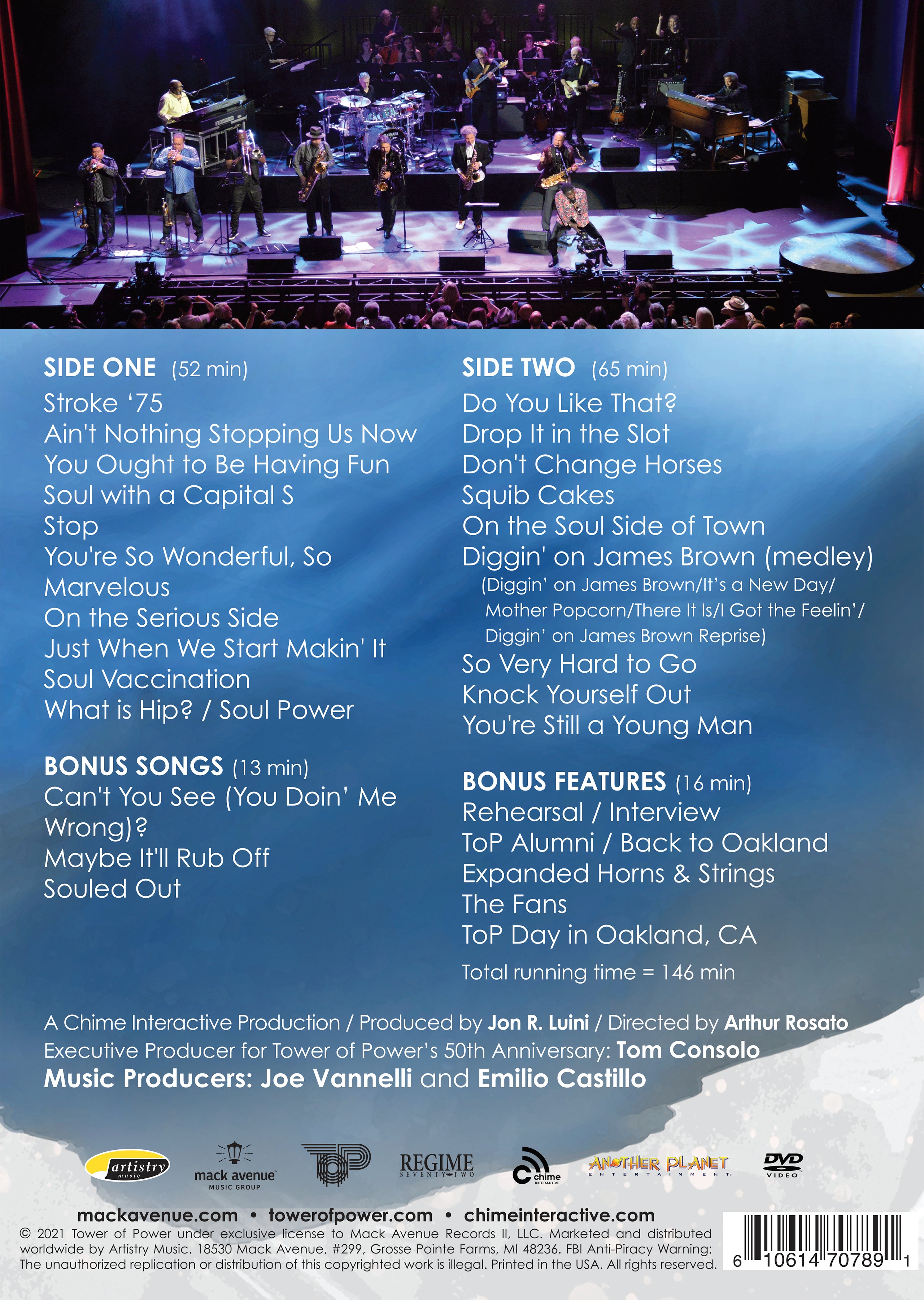 Tower of Power - 50 Years of Funk & Soul: Live at the Fox Theater