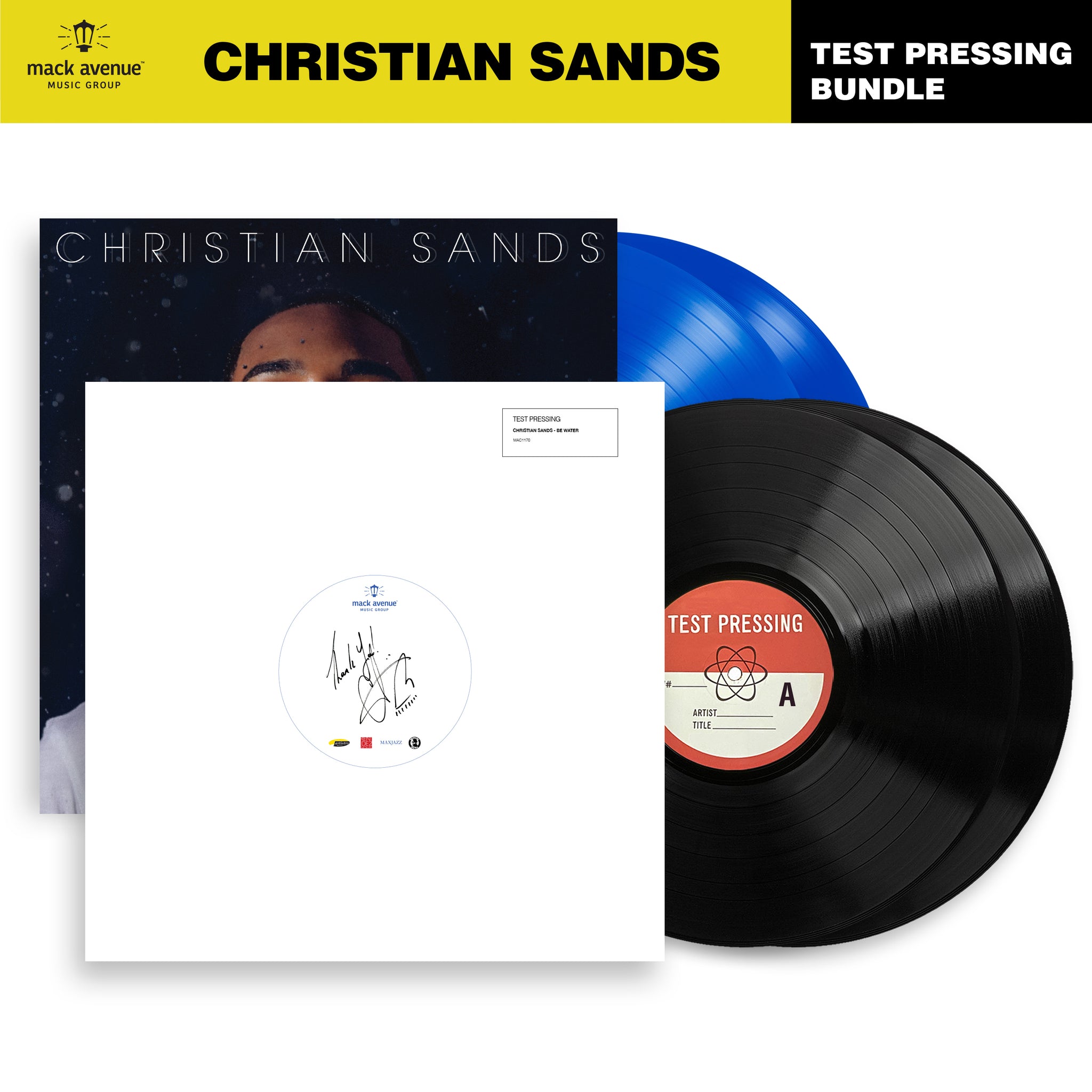 Christian Sands - Be Water (Signed)